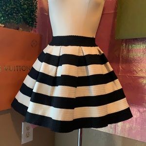 Black and white Striped